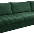 Meridian Furniture Jacob Green Velvet Modular Sectional