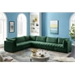 Meridian Furniture Jacob Green Velvet Modular Sectional