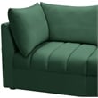 Meridian Furniture Jacob Green Velvet Modular Sectional