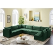 Meridian Furniture Jacob Green Velvet Modular Sectional