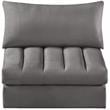 Meridian Furniture Jacob Grey Velvet Armless