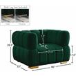Meridian Furniture Gwen Green Velvet Chair
