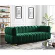Meridian Furniture Gwen Green Velvet Sofa