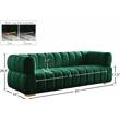 Meridian Furniture Gwen Green Velvet Sofa