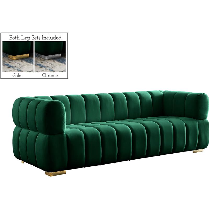 Meridian Furniture Gwen Velvet Sofa Meridian Furniture Gwen Velvet Sofa