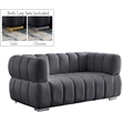Meridian Furniture Gwen Grey Velvet Loveseat