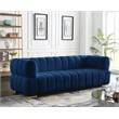 Meridian Furniture Gwen Navy Velvet Sofa