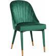 Meridian Furniture Belle Green Velvet Dining Chair (Set of 2)
