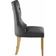 Meridian Furniture Carmen Grey Velvet Dining Chairs (Set of 2)