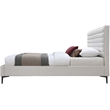 Meridian Furniture Hunter Cream Linen Full Bed