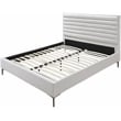 Meridian Furniture Hunter Cream Linen Queen Bed