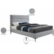 Meridian Furniture Hunter Grey Linen King Bed