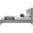 Meridian Furniture Hunter Grey Linen Queen Bed