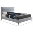 Meridian Furniture Hunter Grey Linen Queen Bed