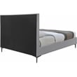 Meridian Furniture Hunter Grey Linen Queen Bed