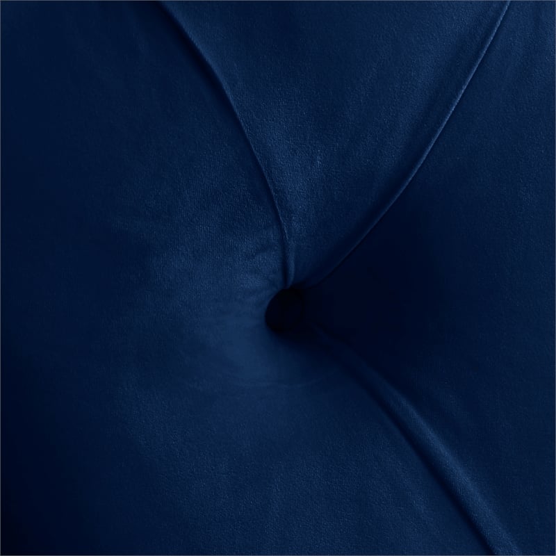 Meridian Furniture Kira Navy Velvet King Bed
