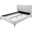 Meridian Furniture Nadia Cream Velvet King Bed