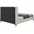 Meridian Furniture Nadia Cream Velvet King Bed