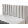 Meridian Furniture Nadia Cream Velvet Queen Bed