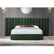 Meridian Furniture Pablo Green Velvet Queen Bed