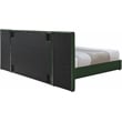 Meridian Furniture Pablo Green Velvet Queen Bed