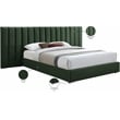 Meridian Furniture Pablo Green Velvet Queen Bed