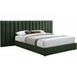 Meridian Furniture Pablo Green Velvet Queen Bed