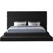 Meridian Furniture Revel Black Velvet King Bed