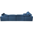 Meridian Furniture Plush Navy Velvet Standard Modular Sectional