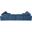 Meridian Furniture Plush Navy Velvet Standard Modular Sectional