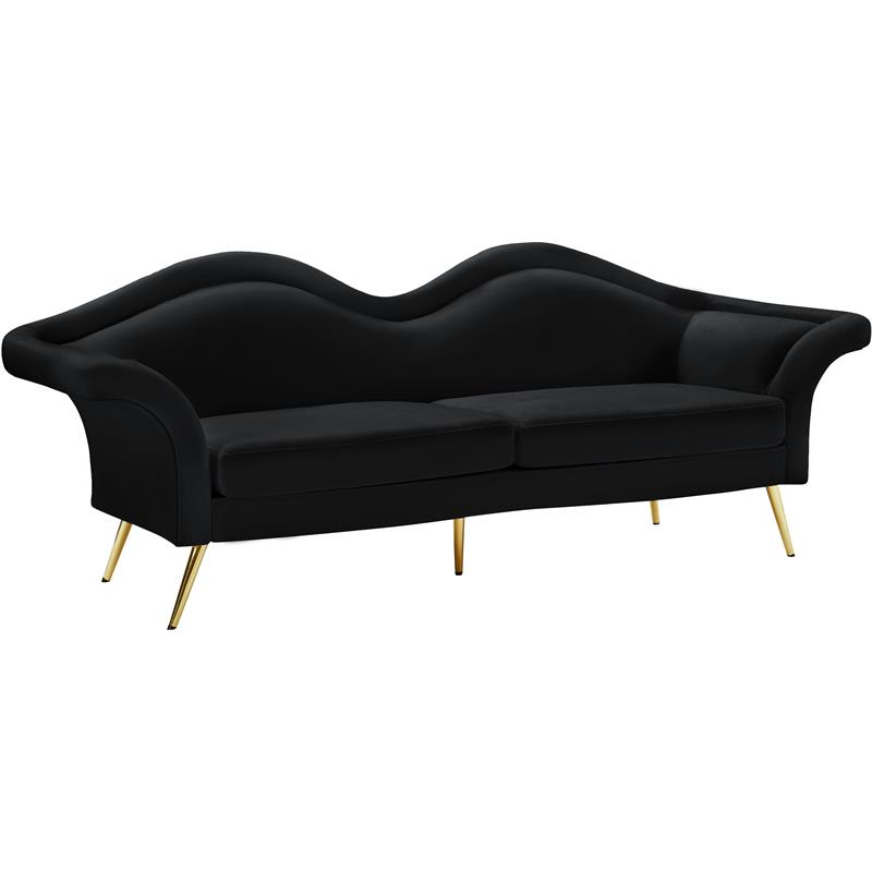 Meridian Furniture Lips Velvet Sofa Meridian Furniture Lips Velvet Sofa