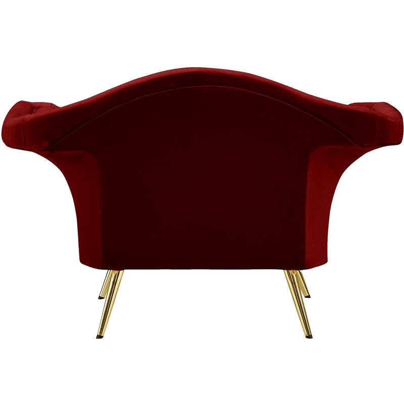 Meridian Furniture Lips Velvet Chair Meridian Furniture Lips Velvet Chair
