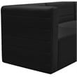 Meridian Furniture Quincy Black Velvet Modular Corner Chair