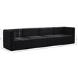 Meridian Furniture Quincy Black Velvet Modular Sofa