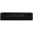 Meridian Furniture Quincy Black Velvet Modular Sofa