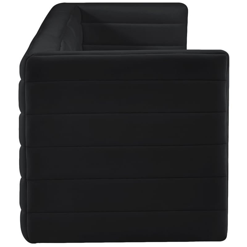 Meridian Furniture Quincy Black Velvet Modular Sofa