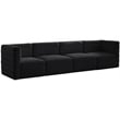 Meridian Furniture Quincy Black Velvet Modular Sofa