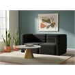 Meridian Furniture Quincy Black Velvet Modular Sofa