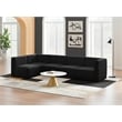 Meridian Furniture Quincy Black Velvet Modular Sectional