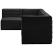 Meridian Furniture Quincy Black Velvet Modular Sectional