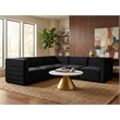 Meridian Furniture Quincy Black Velvet Modular Sectional