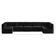 Meridian Furniture Quincy Black Velvet Modular Sectional