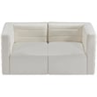 Meridian Furniture Quincy Cream Velvet Modular Sofa