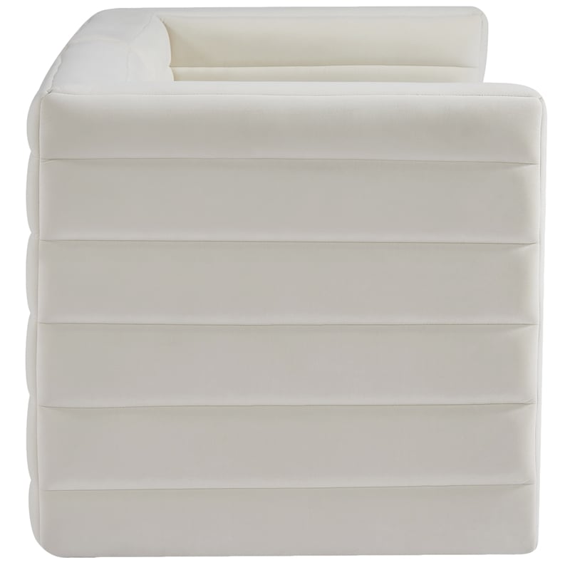 Meridian Furniture Quincy Cream Velvet Modular Sofa