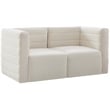 Meridian Furniture Quincy Cream Velvet Modular Sofa