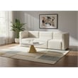 Meridian Furniture Quincy Cream Velvet Modular Sofa