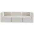 Meridian Furniture Quincy Cream Velvet Modular Sofa