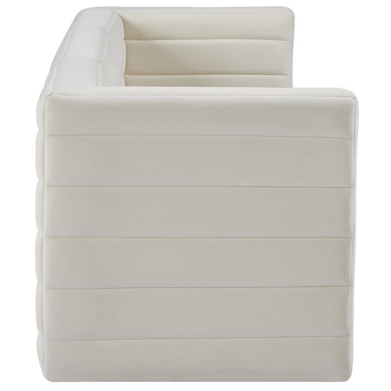 Meridian Furniture Quincy Cream Velvet Modular Sofa