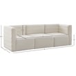 Meridian Furniture Quincy Cream Velvet Modular Sofa