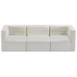 Meridian Furniture Quincy Cream Velvet Modular Sofa